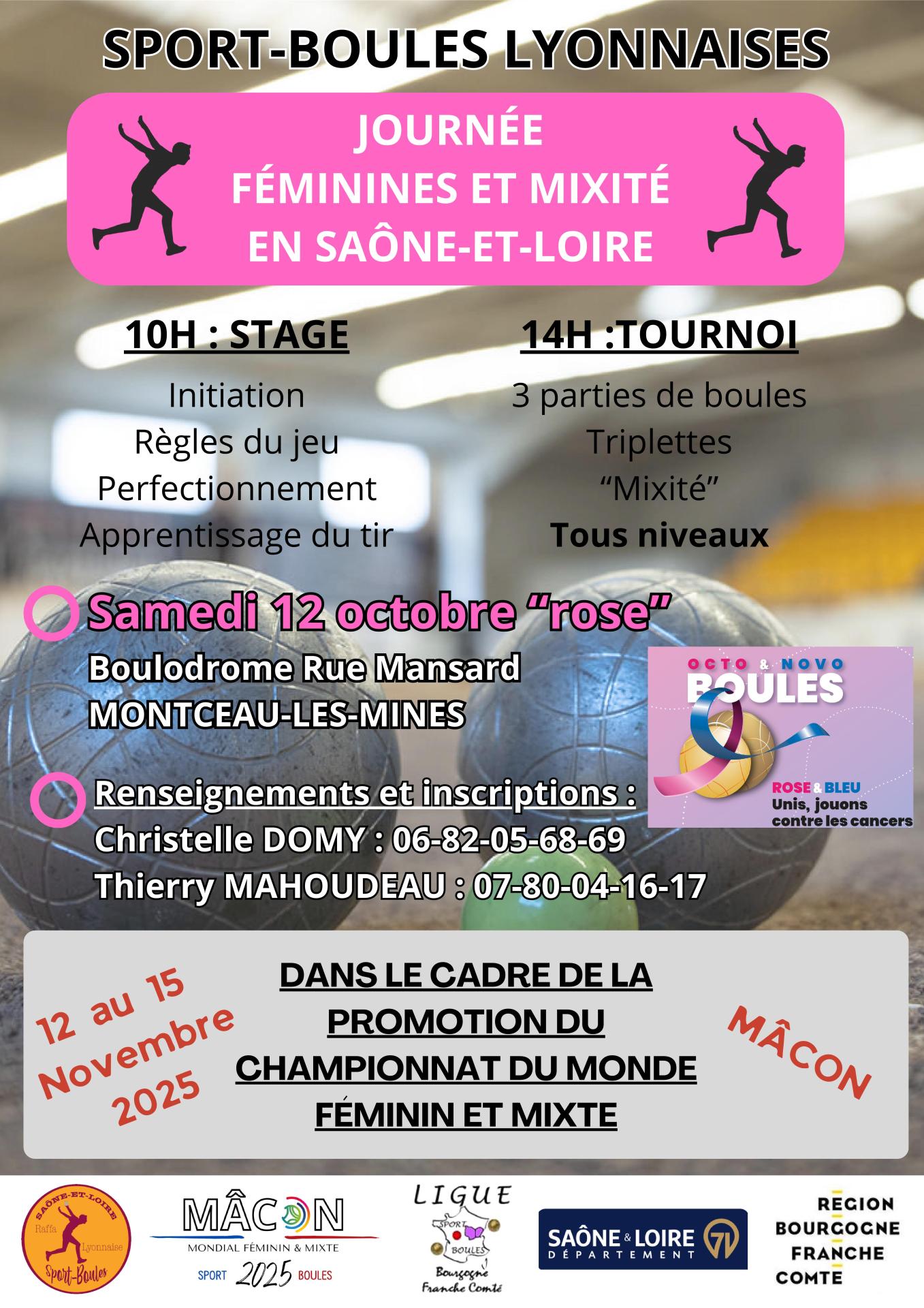 Journees feminines et mixite en saone et loire 1