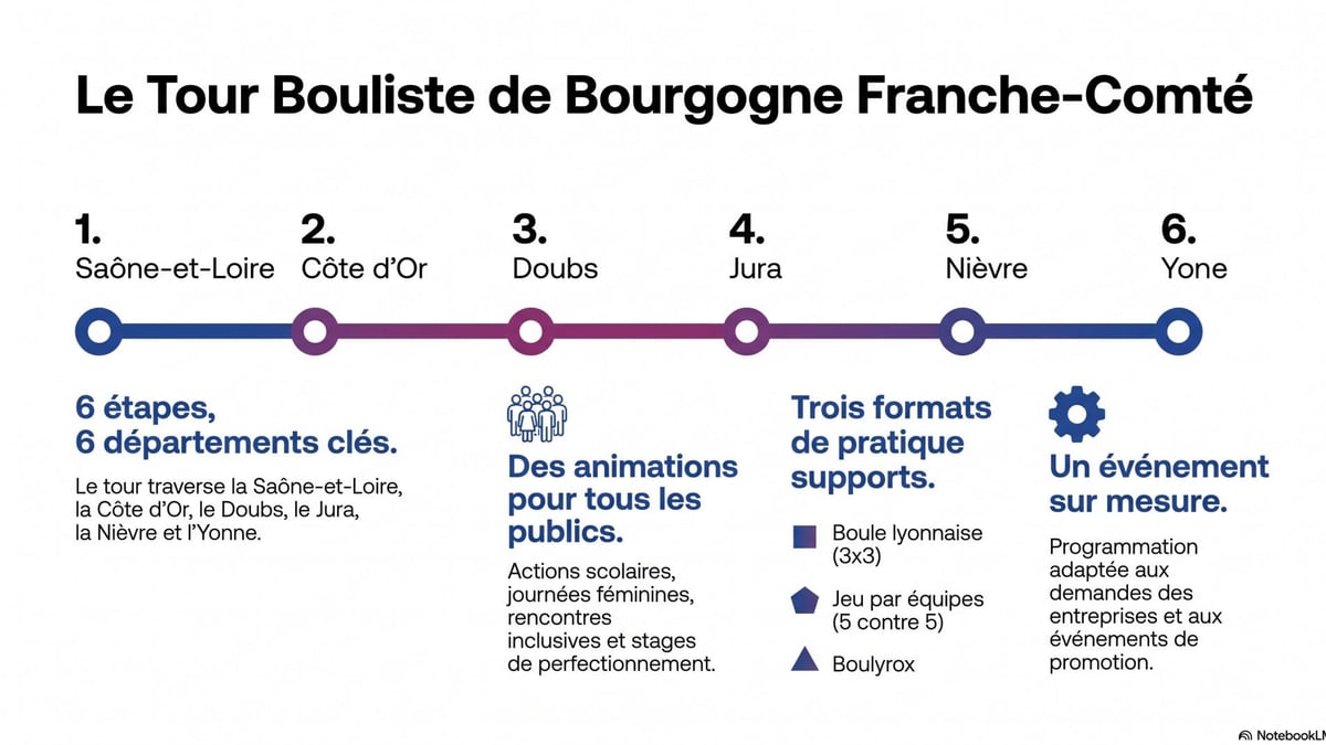 Le tour bouliste bourgogne franche comte